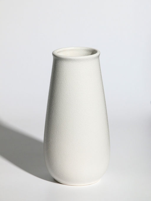 Ваза Шерон, классика, 19.5?9.5?7 см, керамика, белая