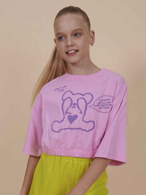 GFTY3353/1U Футболка-топ для девочек