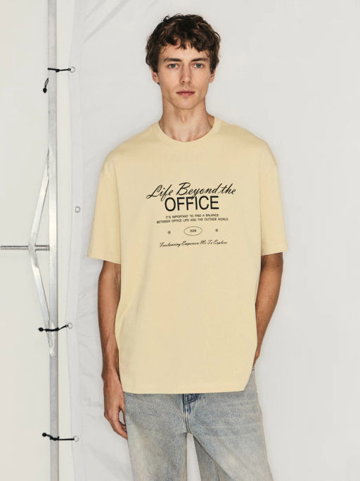 Футболка с принтом на груди / Zarina фото 4