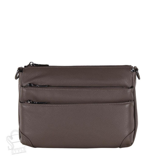 Сумка женская кожаная 8269VG gray Vitelli Grassi  в Новосибирске