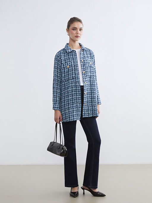 Ekose Kad?n G?mlek Tunik