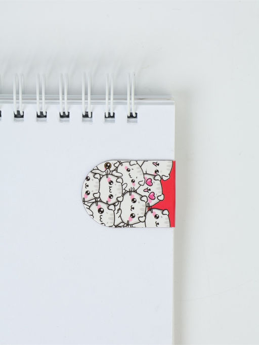 Цена за 2 шт. Закладки магнитные для книг, 6 шт "Самой красивой"