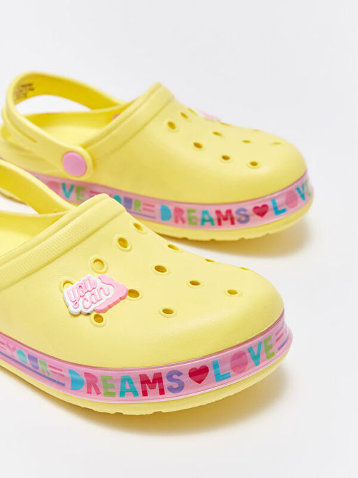 Bask?l? Toka Detayl? K?z ?ocuk Plaj Sandaleti - Waikiki фото 3