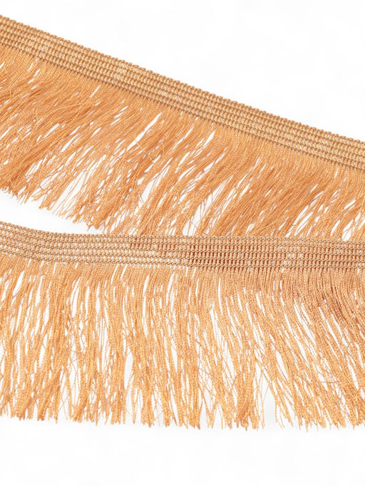 Бахрома одинарная, 6.5 см, 20 м±0.5, золотистая