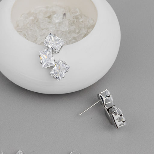 Серьги Арт. 3V-6849-W - MyGemma фото 2