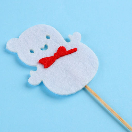 Шпажки из фетра Снеговик, набор 3 шт. - Страна карнавалия фото 3