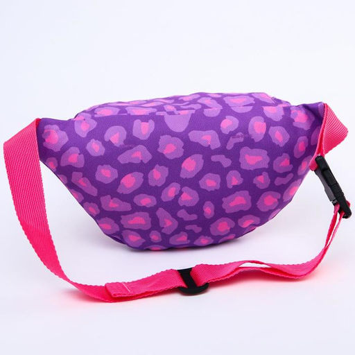 Сумка на пояс детская Дейзи, сиренево-розовая, 25×6×13