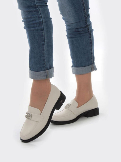 06-PDG261-2 BEIGE Туфли женские (натуральная кожа)