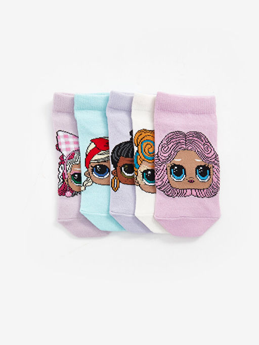 LOL Surprise OMG Lisansl? K?z ?ocuk Patik ?orap 5li - Waikiki фото 2