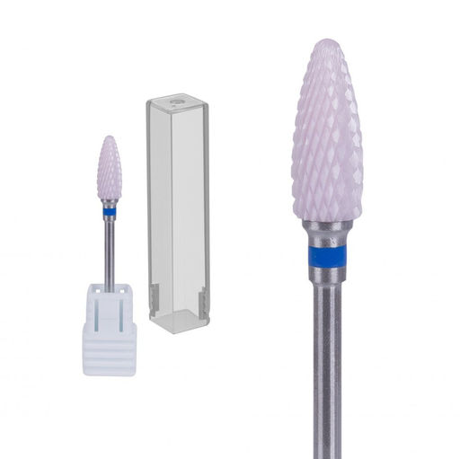 Nail Art Фреза керамическая пуля, синий  фото 3