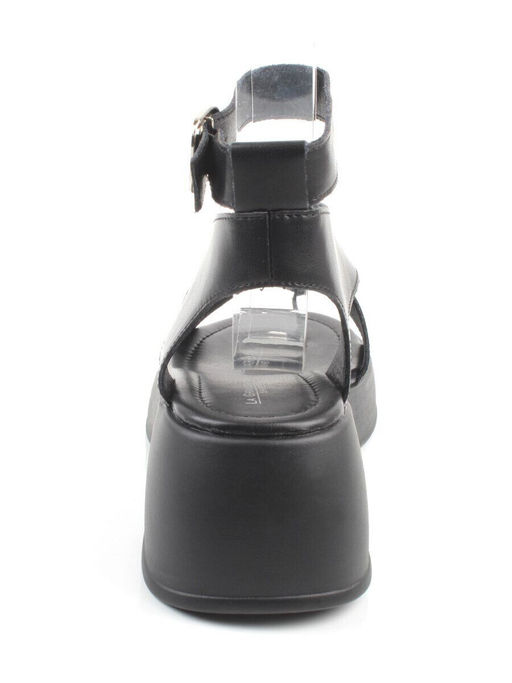 08-XT148-011 BLACK Босоножки женские (натуральная кожа)