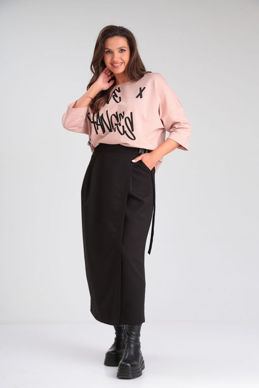 Костюм Michel Chic 1394 терракот, черный  фото 29