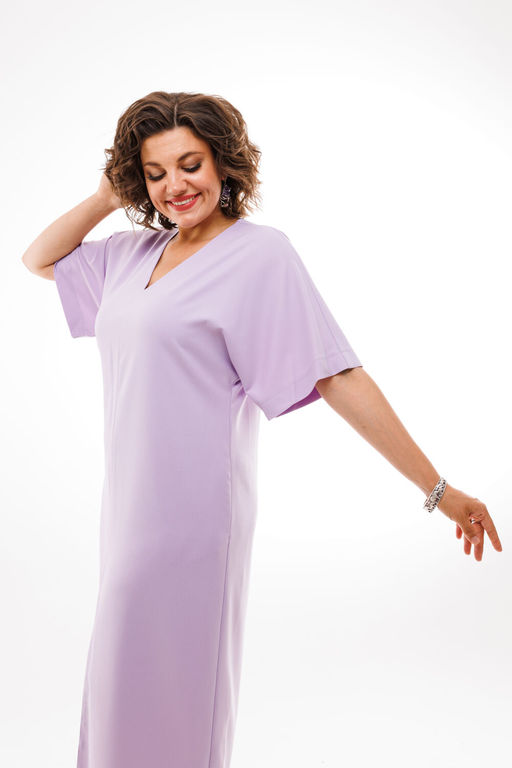 Платье ANELLI 1391 лаванда  фото 6