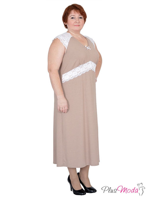 Ночная сорочка Модель №206 размеры 44-80 - Plusmoda фото 2