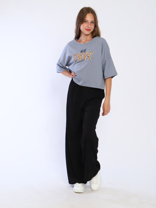 Футболка Чика серый - Ладошки фото 2