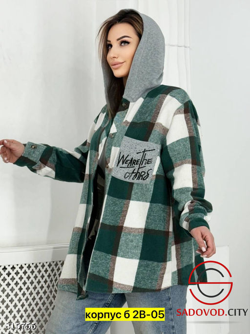 Рубашка женская с капюшоном - Bruno фото 5