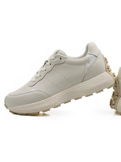 03-A101-2 MILK Кроссовки женские (натуральная кожа)