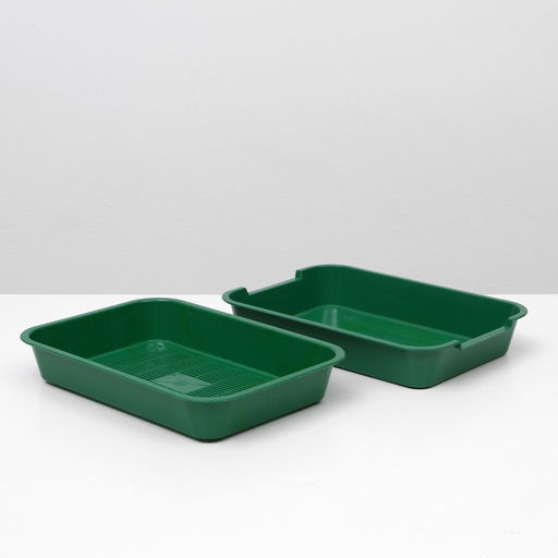 Туалет средний с сеткой 36 х 26 х 6,5 см, зеленый, - Simaland фото 5