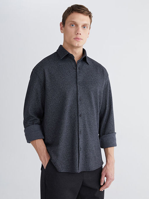 Regular Fit Uzun Kollu Arm?rl? Erkek G?mlek