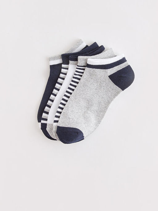 ?izgili Erkek ?ocuk Patik ?orap 5li