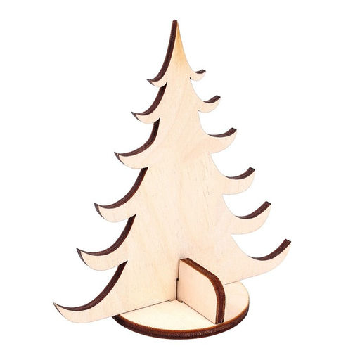 Цена за 5 шт. Модель из дерева «Ёлка сборная №2»