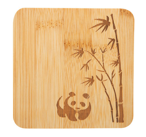 Набор из 3 подставок под горячее из бамбука Foresta di bambu, р-р: 10*10*0,8 см 985990 - Скрап фото 4