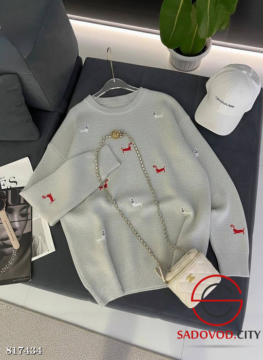 Теплая кофта с таксами - Bruno фото 6