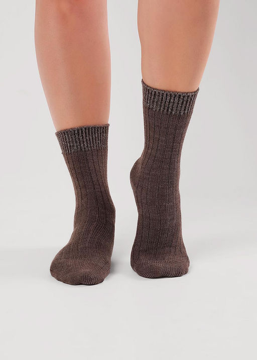 (CLE) Д683Ш носки жен. акрил зима (ЧЗ)