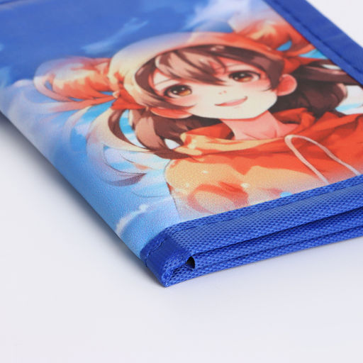 Кошелёк детский на липучке «Выбражулька», голубой