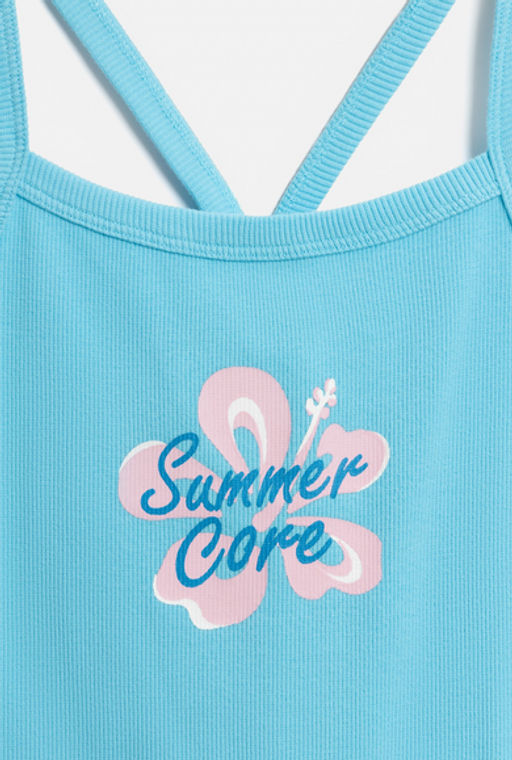ACOOLA / Майка детская для девочек Idra голубой  фото 3
