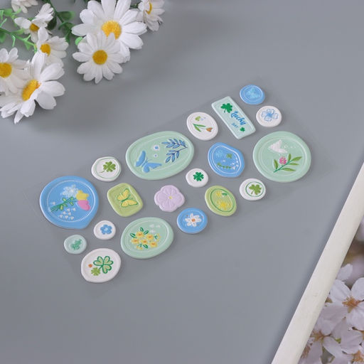 Наклейка для творчества «Печать. Счастливый день», 22×10 см