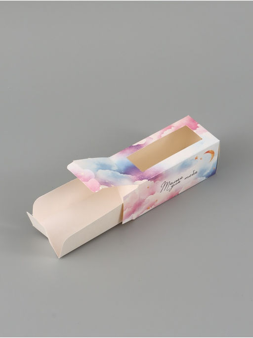 Цена за 5 шт. Коробка подарочная с окном «Только для тебя», 12×5.5×5.5 см, самосборная