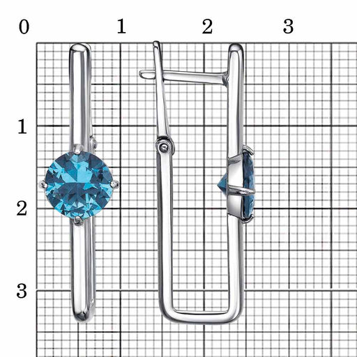 СЕРЬГИ 33814658Пл14 - Красная пресня фото 3