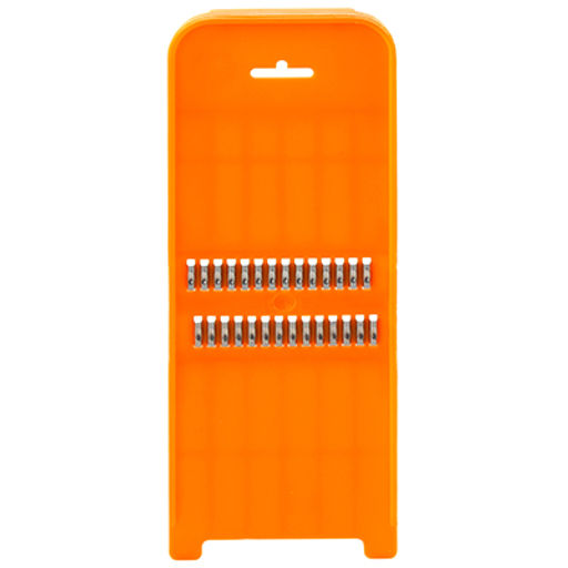 Терка-соломка 27х10х1,5см, пластмассовое основание, металлическое лезвие (Россия) - Домашняя мода фото 2