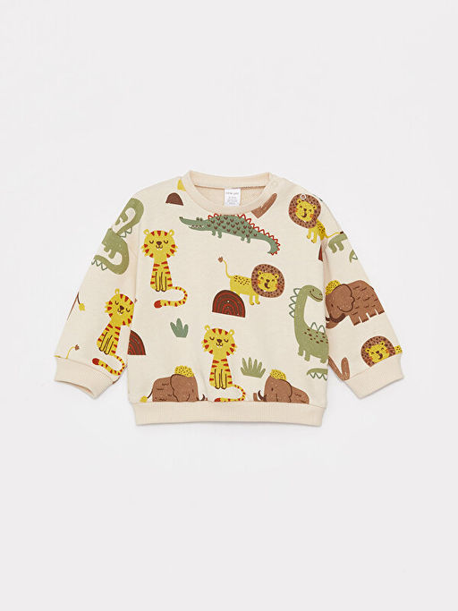 Bisiklet Yaka Erkek Bebek Sweatshirt ve E?ofman Alt 2li - Waikiki фото 2