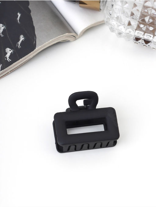 Цена за 3 шт. Набор для волос «Вивьен», 2 резинки 5.5 см, 8 невидимок 5.5 см, краб 4 см, классика, чёрный