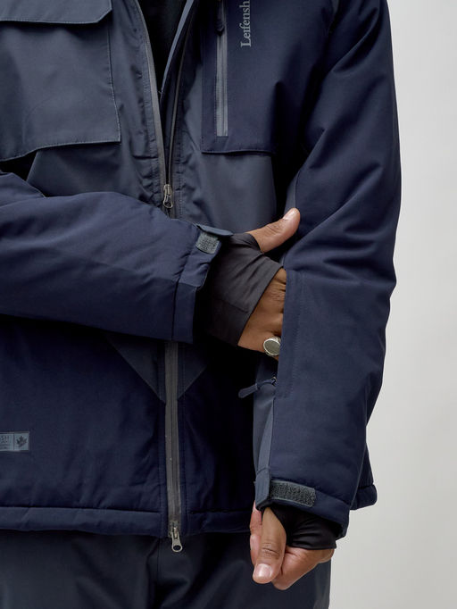 Горнолыжный костюм мужской зимний темно-серого цвета 392TC - Leifensh фото 17