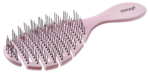 Расческа SZ-OS-5047 (mda-399) Pink Pastel массажная д/мокрых волос, розовая (ABS material)