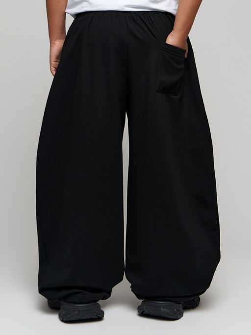 Утепленные брюки с начесом футер багги - Nota bene фото 7