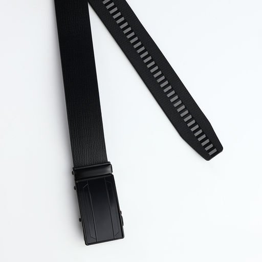 Ремень мужской, 120×3.5 см, пряжка автомат из металла, чёрный