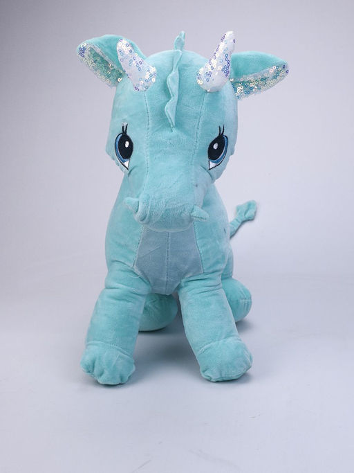 Мягкая игрушка Дракон Бирюзовый Символ 2024г Маленькая - Buro фото 2