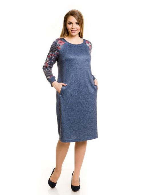 Платье 802 джинсовый - Novita фото 3