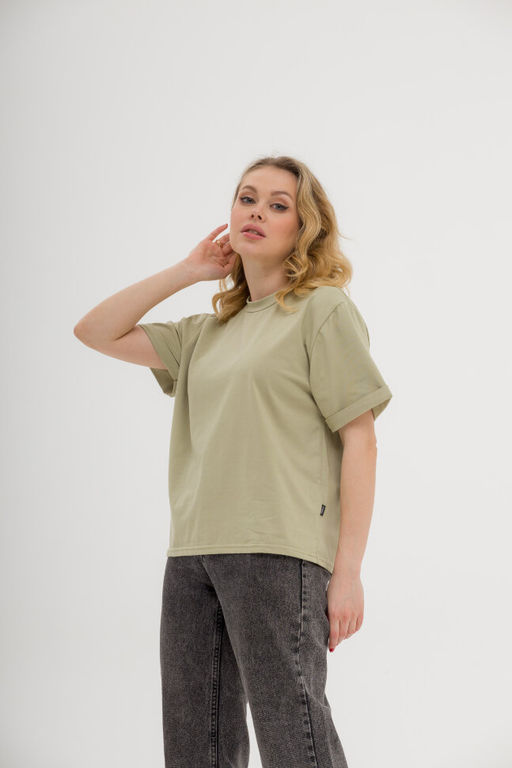 Футболка высокое качество пенье 95% хлопок, 5% лайкра - Knitka wear фото 9