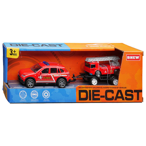 Машина "Городская служба пожарной охраны" металл, в коробке