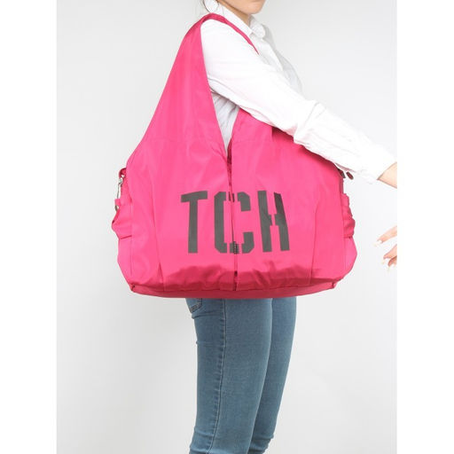 Сумка женская текстиль BoBo-0688 (touch), 1отд, 3внут, 6внеш/карм, фуксия 255874  фото 5