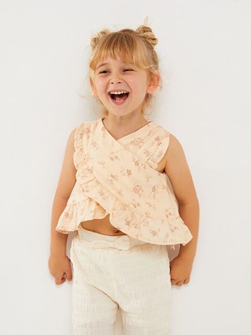 V Yaka Bask?l? K?z Bebek G?mlek - Waikiki фото 2