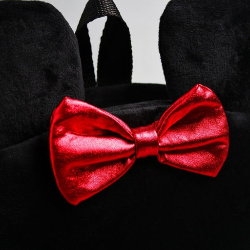 Рюкзак детский для девочки плюшевый на молнии, 19 см ? 5 см ? 21 см Мышка с бантиком, Минни Маус - Disney фото 2