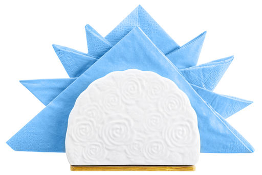 Салфетница 12*5*9 см "Розы" на дер. подставке