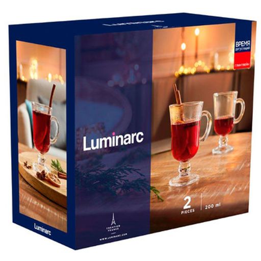 Набор кружек ВРЕМЯ ДЕГУСТАЦИЙ ГЛИНТВЕЙН 200мл 2шт - Luminarc фото 2