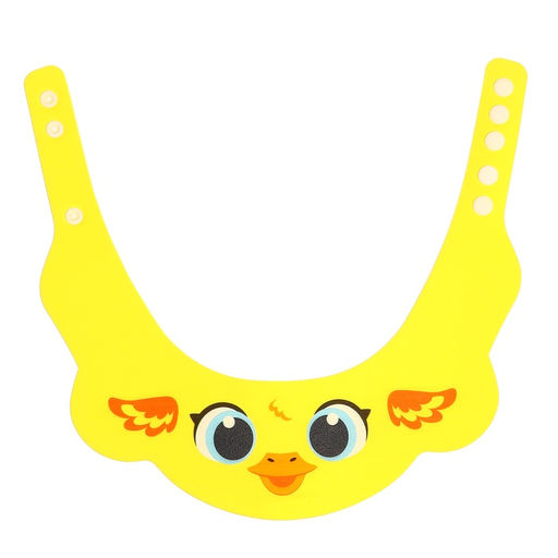 Козырёк детский «Утёнок», для купания, защитный, цвет жёлтый